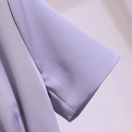 パールウエストチェーン プリーツワンピース 2色展開