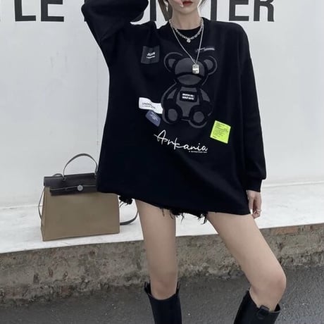 ワッフルベアー ルーズスウェット 2色展開