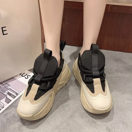 ボリュームソール スニーカー 2色展開