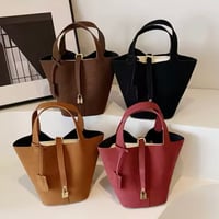 【Black即納】ゴールドキースエードバッグ 4色展開
