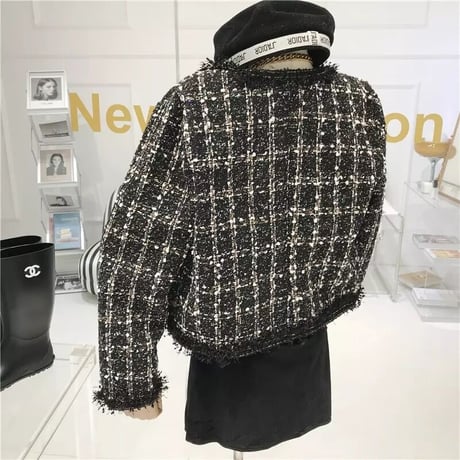 エレガンスツイード ジャケット 2色展開