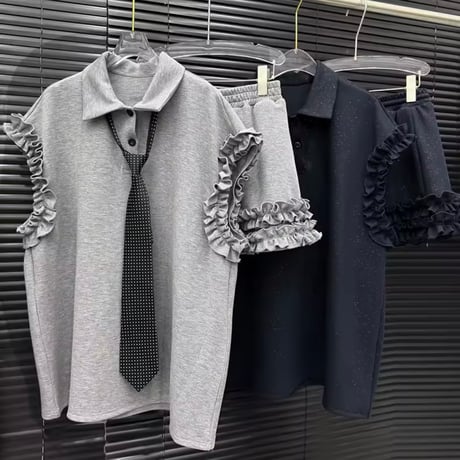 ラペルセットアップ 2色展開