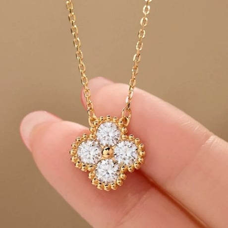 【Silver925】 フラワージュエリー ネックレス 2色展開