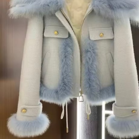 ゴールドボタンポイントファージャケット 3色展開