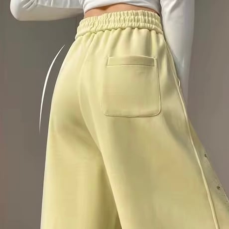 ビジュースウェットパンツ 4色展開