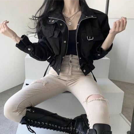 ウエストマーク ショートジッパージャケット 2色展開