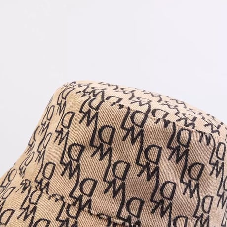 アルファベット バケットハット 3色展開