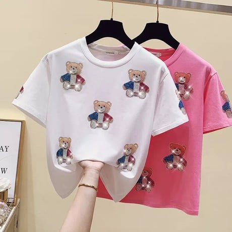 フレンチストーンベアー Tシャツ 2色展開