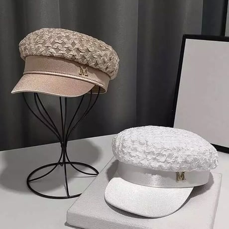 ストーンロゴ ワッフルキャスケット 3色展開
