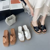 コルクウェッジサンダル 3色展開