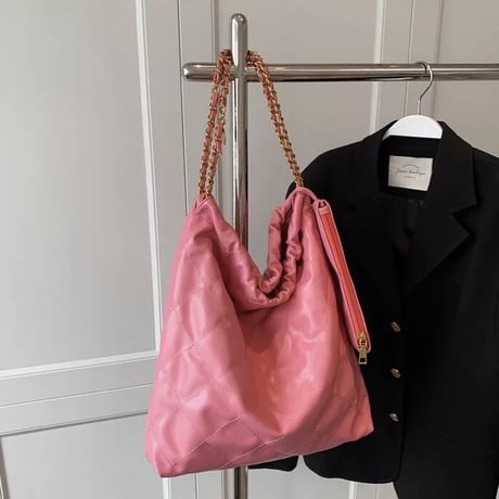 ソリッドチェーン ハンドバッグ 3色展開