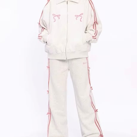 リボンラインセットアップパンツ 3色展開