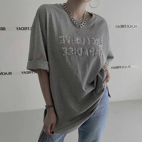 シルバースパンコールロゴ Tシャツ 3色展開