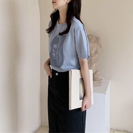 モダンフェイス Tシャツ 2色展開