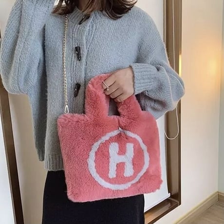 サークルロゴ チェーンファーバッグ 6色展開