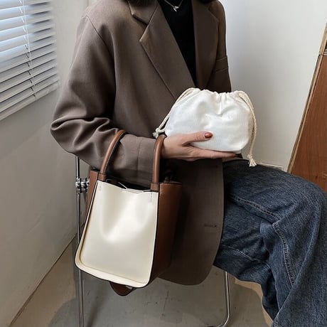 コントラスト カラーバッグ 3色展開