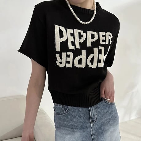 PEPPER サマーニット 2色展開