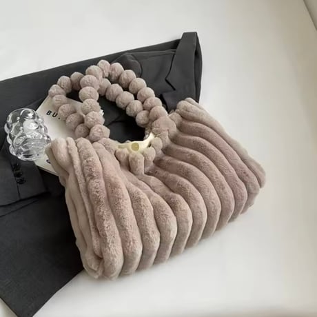プラッシュファーバッグ 6色展開