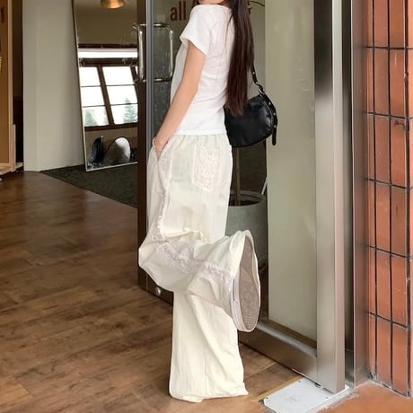 ポイントレース カジュアルパンツ