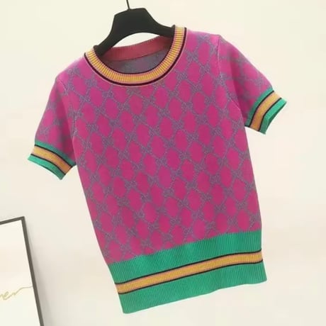 クロスデザインライントップス 3色展開