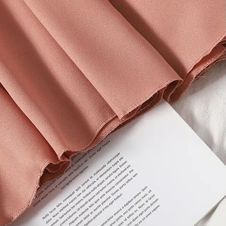 ニットベストドッキング シフォンブラウス 4色展開