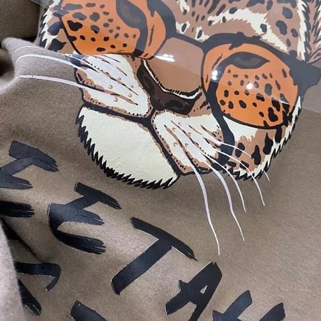 チーター コットンTシャツ 4色展開