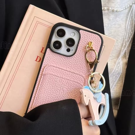 ホースチャームレザーiPhoneケース 7色展開