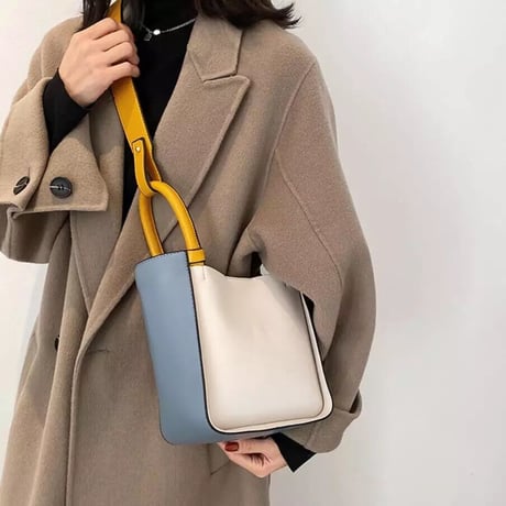 コントラスト カラーバッグ 3色展開