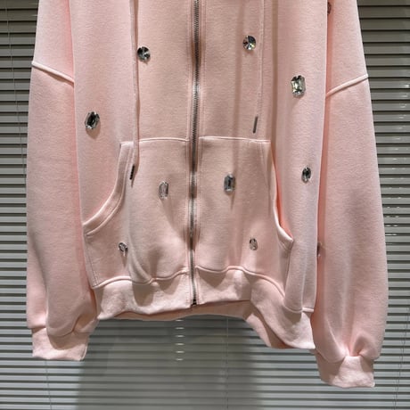 クリスタルビジュー スウェットセットアップ 3色展開