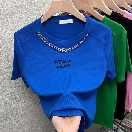 チェーントップ サマーTシャツ 5色展開