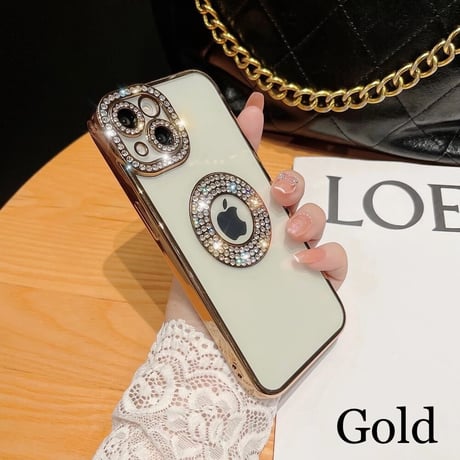 クリスタルストーン シリコンiPhoneケース 6色展開