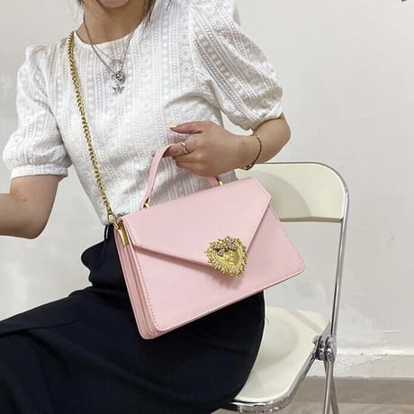 ゴールドロゴ チェーンバッグ 8色展開