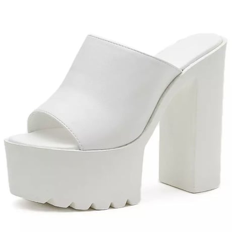 ハイソール オープントゥサンダル 2色展開