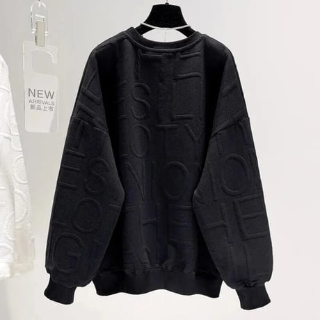ビッグアルファベット スウェット 3色展開