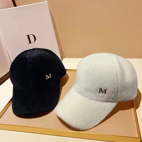 Mロゴファーキャップ 4色展開