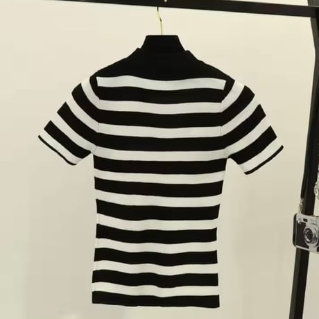 ジッパースリムサマーニット 3色展開