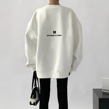 レターステッチ オーバースウェット 3色展開
