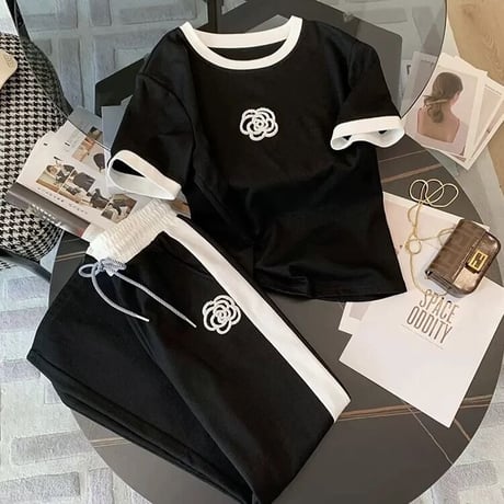 モノクロフラワー サマーセットアップ 2色展開