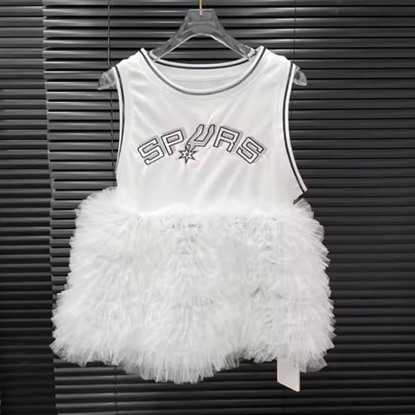 チュールロゴタンクトップ 2色展開