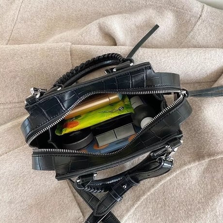 PUレザー タッセル2wayバッグ 3色展開