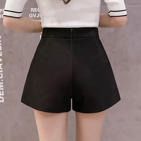 スリットサイドジッパー ハイウエストパンツ 2色展開