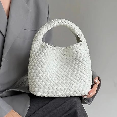 クロップトップ レザーハンドバッグ 6色展開