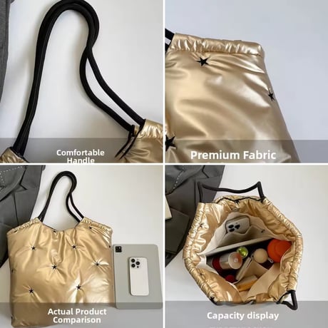 スターステッチダウンバッグ 5色展開