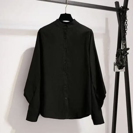 レオパードニットワンピース ブラウスセット 2色展開