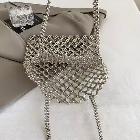 ビーズトートバッグ 2色展開