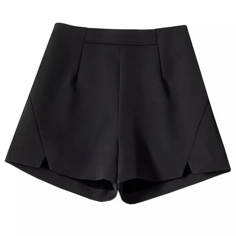 ハイウエストスリット ショートパンツ 2色展開