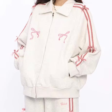 リボンラインセットアップパンツ 3色展開