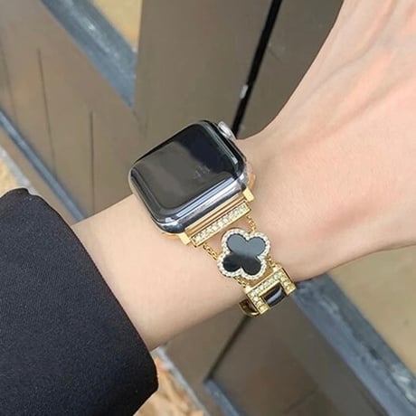 Appleウォッチ クローバーレザーベルト 8色展開