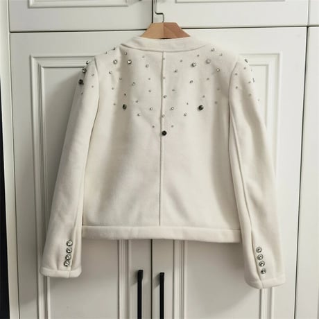 シルバービジュー カシミヤジャケット