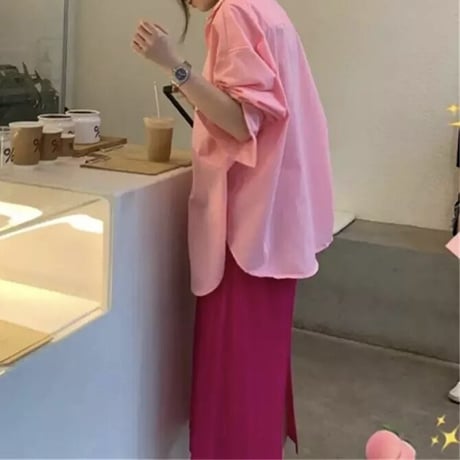 スリットプリーツ ロングスカート 5色展開